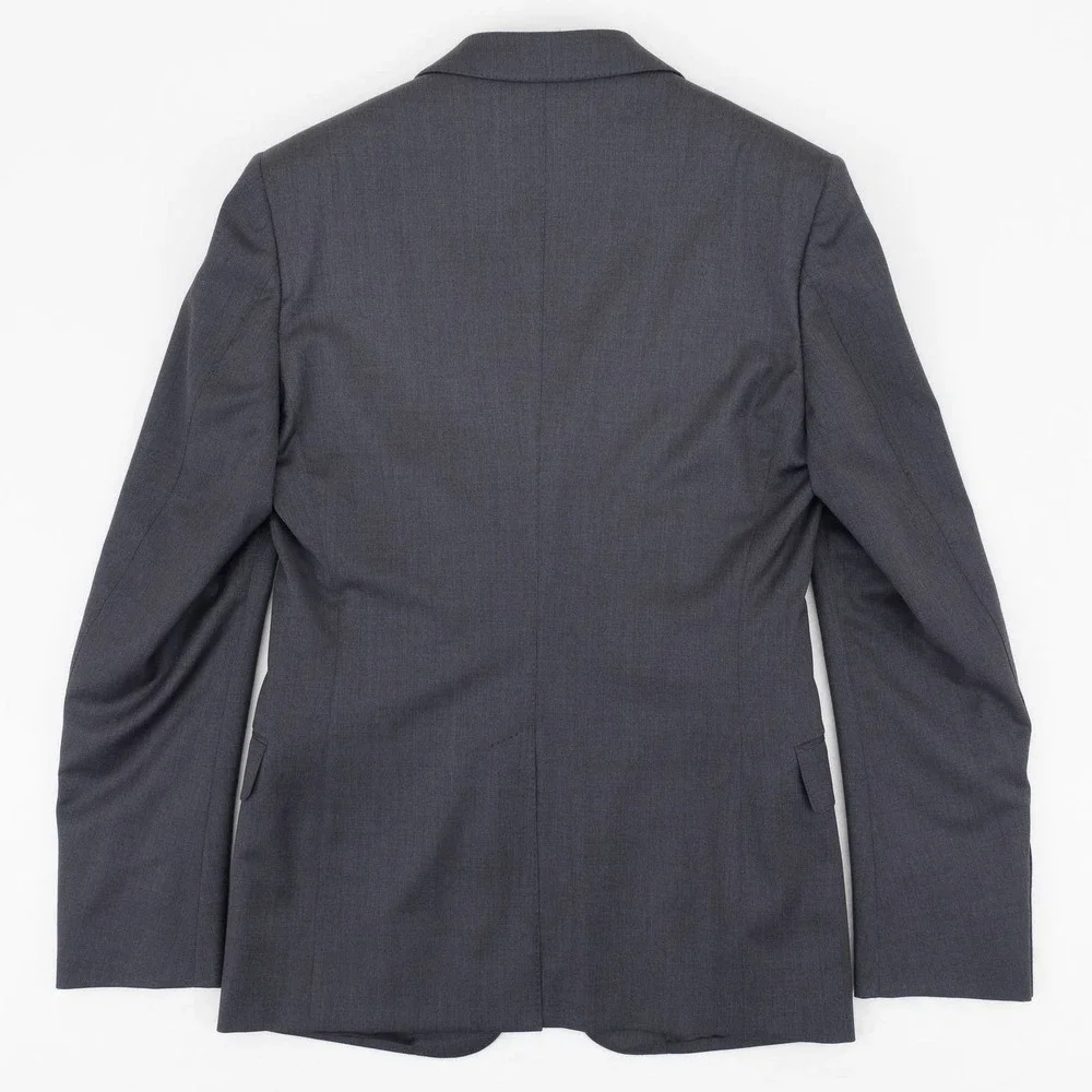NWOT GUCCI Slim Fit Wool Suit Men's 46 Gray